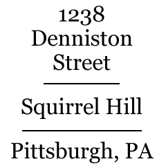 1238 Denniston Street, Squirrel Hill, Pittsburgh, PA